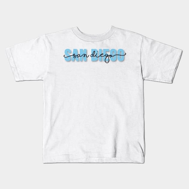 San Diego Kids T-Shirt by emilystp23